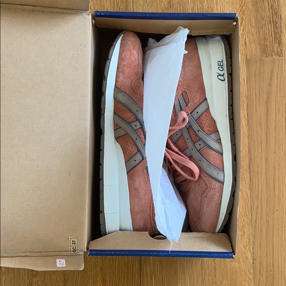 Kith & ASICS rose gold GT-II